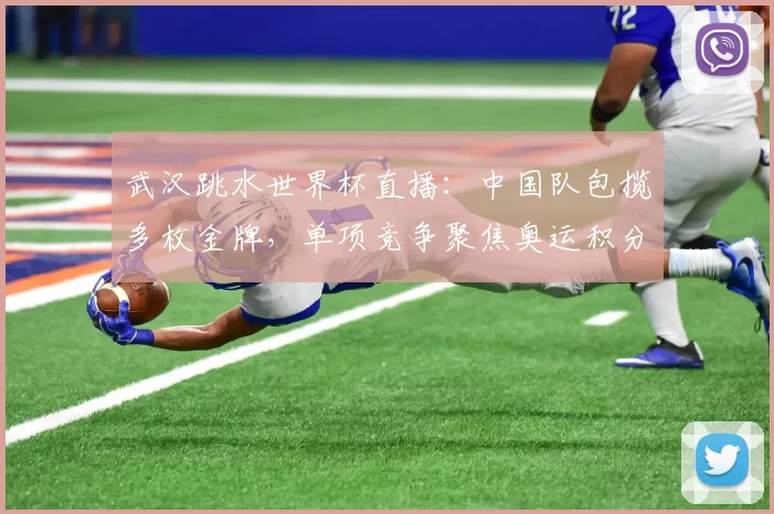 武汉跳水世界杯直播：中国队包揽多枚金牌，单项竞争聚焦奥运积分争夺